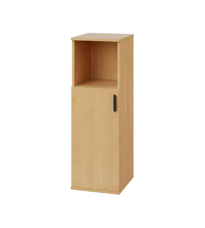 LN 3 - 3DN kancelářská skříň, 1-dveřová/nika, levá, 1107x360x400, javor horský